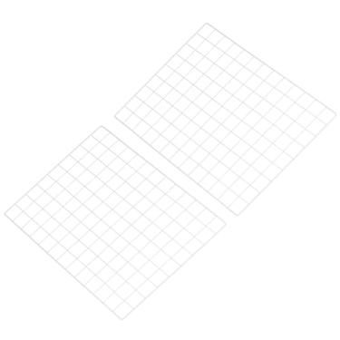 Imagem de PATIKIL Painel de grade de arame de 45,7 x 66 cm, pacote com 2 quadros de fotos para fotos, painéis de grade, organizador de pendurar, painel decorativo de parede para casamento, escritório em casa