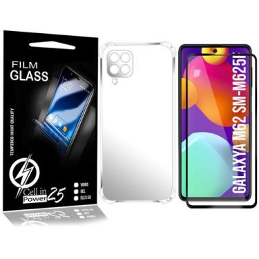 Imagem de Película Vidro 3D + Capa COM BORDA Galaxy M62 M625 6.7 - Cell In Power