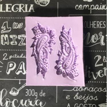Imagem de Molde de silicone arabesco para decorar f400 - CM