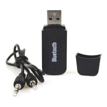 Imagem de Receptor Adaptador Bluetooth Veicular Saída P2 Entrada Aux Estéreo Ali