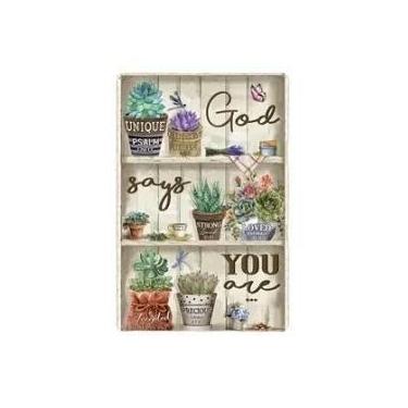 Imagem de Placa De Parede Retrô Shabby Chic Vintage De Metal Para Jardim, Para D