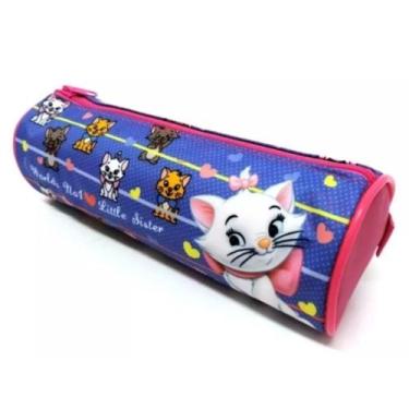 Imagem de Estojo Escolar De Lápis Necessaire Infantil Gata Marie - Pacific