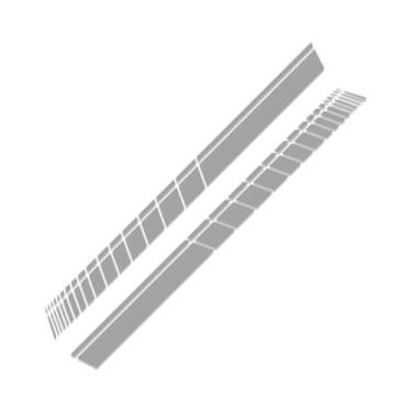 Imagem de Adesivos Universais Para Saia Lateral De Carro, 2 Peças, Filme De Vini