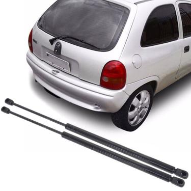 Imagem de Par Amortecedor Tampa Traseira Porta Malas Corsa Hatch 2 Portas 1994 à 2001 Mola Gás