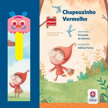 Imagem de Papa-Páginas - Chapeuzinho Vermelho - Livro interativo com 12 marcadores de página que completam a história