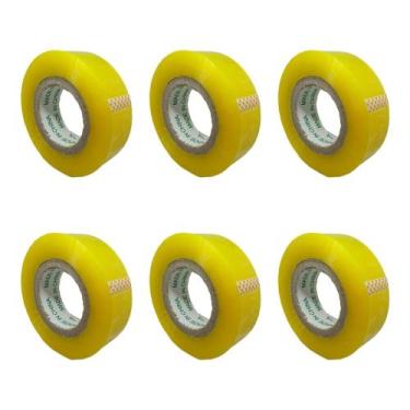 Imagem de Kit 6 Fita Adesiva Transparente Para Embalagem 300M Durex - Kingleen