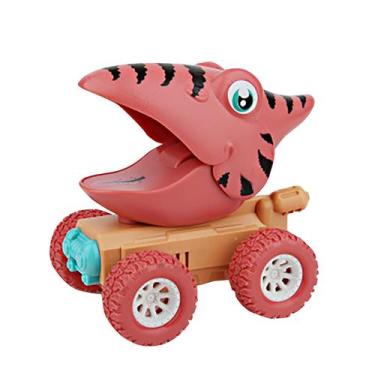 Imagem de Desenho infantil Elastic Dinosaur Pull Back Car 3-9 Anos Brinquedo de 