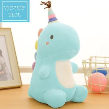 Imagem de Brinquedos de pelúcia animal recheado, brinquedo de dinossauro bonito,
