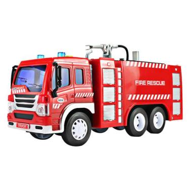 Imagem de Spray Water Truck Toy Bombeiro Caminhão de bombeiros Carro Brinquedos 