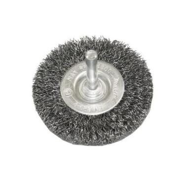 Imagem de Escova de Aço Circular Ondulado 75mm com Haste Makita D-39986