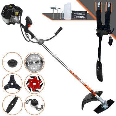 Imagem de Cortador de Grama Terra GRH-520 À Gasolina 52cc 2,5HP 6.500rpm Multifu