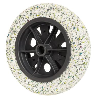 Imagem de Roda Com Pneu Carrinho De Mão Não Fura Maciço 26 Mm Aro 8 3.25 X 8/1 