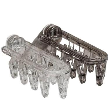 Imagem de Varal Calcinha Dobrável - Mini Varal para Roupas Íntimas e Delicadas, Transparente, Compacto e Resistente - Ideal para Viagens e Banheiros Pequenos(1,Aleatório)