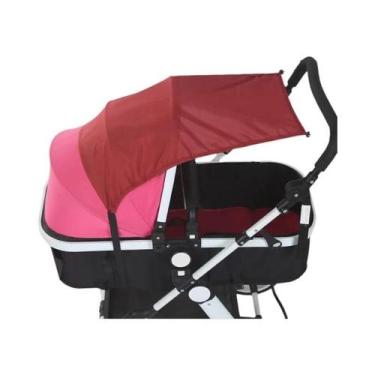 Imagem de Carrinho de Bebê Universal com Proteção UV e Dossel - Capa para Assent