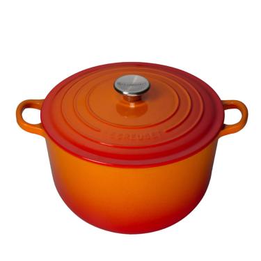 Imagem de Panela Redonda com Pegador de Aço Inox 28 cm Laranja Le Creuset