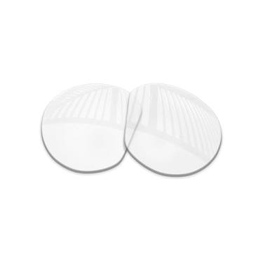 Imagem de MYCOURAG Lentes de reposição polarizadas com proteção UV para óculos de sol Oakley Meta HSTN - HD transparente, não polarizada