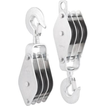 Imagem de Moitão/Cadernal 80mmX3 Roldanas - 61.45.080.030 - VONDER