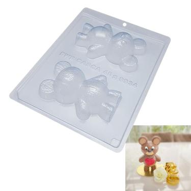 Imagem de 2 Formas Urso Médio Coração Chocolate Confeitaria Bwb 9934