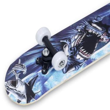 Imagem de Kit Skate Infantil Montado Skateboard Iniciante Completo Capacete Cria