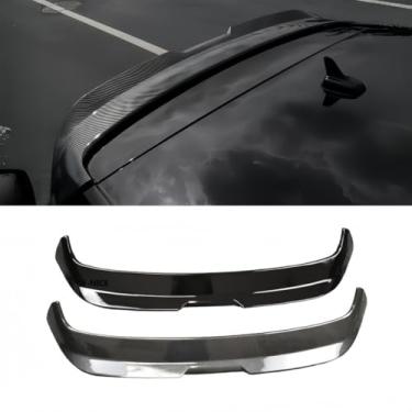 Imagem de Spoiler de teto traseiro de carro peça de modificação de asa compatível com Golf MK7 MK7.5 Rline GTI R GTD Spoiler traseiro acessórios de asa (Gloss Black Rline)