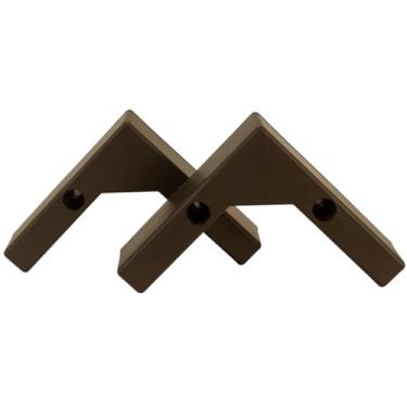 Imagem de Cantoneira Tabaco Em L 90° Graus Para Sofá Poltrona Cabeceiras e Móveis Planejados Plástico Resistente (2 Cantoneiras)