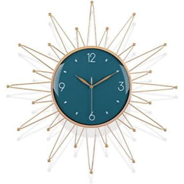 Imagem de Relógio de parede silencioso relógio de parede interior casa sala de estar elegante moderno criativo movimento silencioso relógio de parede estilo nórdico relógio de parede arte minimalista relógio