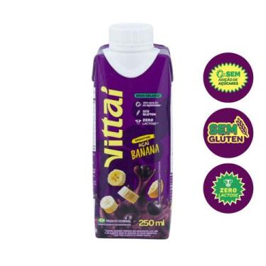 Imagem de Smoothie Vittaí Açaí Sabor Banana 250ml Sem lactose, Sem glúten e 0 aç