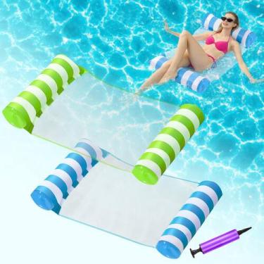 Imagem de Piscina inflável Flutua OKSUWATER 4 em 1 Water Hammock para adultos, p