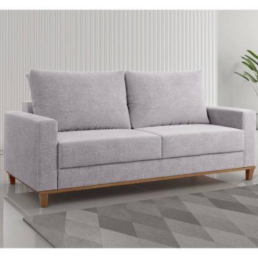 Imagem de Sofá Living 3 Lugares 180cm Linhão Livia Juta