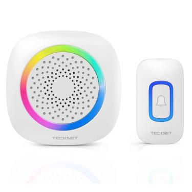 Imagem de Campainha Sem Fio Até 300 Metros Rbg Resistente A Água Casa