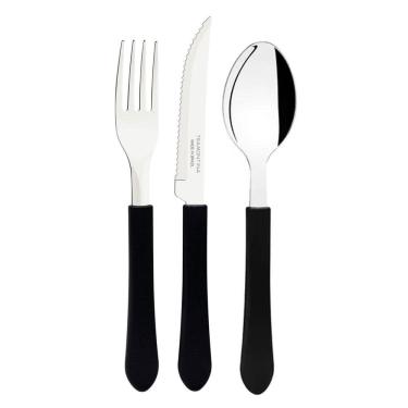 Imagem de Kit Restaurante Tramontina 6 Garfos + 6 Facas + 6 Colheres