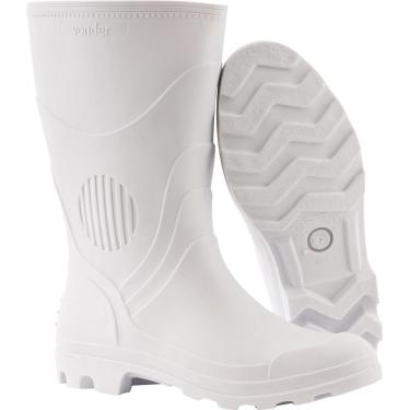 Imagem de Bota pvc 45 cano médio sem forro branco ca3151 - Vonder