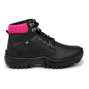 Imagem de Coturno Feminino Para Trabalho Bota Coturno Adventure Antiderrapante E