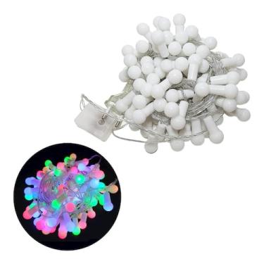 Imagem de Pisca Cordão Bolinhas 100 Led Decoração Enfeite 9M 110V - TOP NATAL, C
