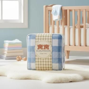 Imagem de Cobertor Infantil Bimbo Antialérgico Leve E Quentinho (Azul Claro)