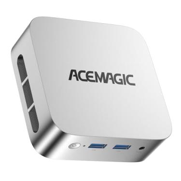 Imagem de ACEMAGIC Mini PC Vista V1, Twin Lake N150 de 13ª geração, RAM DDR4 de 16 GB, SSD de 512 GB, suporte de tela UHD 4K, Wi-Fi duplo, Bluetooth, Gigabit Ethernet, suporte VESA, para casa e escritório