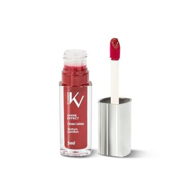 Imagem de KV MAKEUP Gloss Labial Shine Effect, Red Carped, Textura Confortável, 5ml
