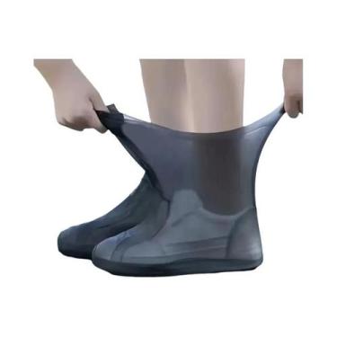 Imagem de Capas Impermeáveis e Antiderrapantes de Silicone para Botas de Chuva -