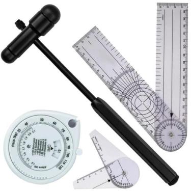 Imagem de Kit Goniometro Grande Dedo Martelo Buck Fita Imc Fisio - SEM  MARCA, M