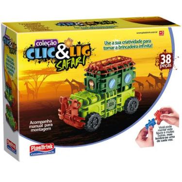 Imagem de Brinquedo Interativo Crianças Carro Carrinho Figura Montar 38 Peças Sa