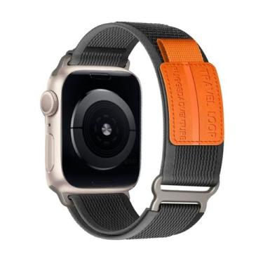 Imagem de Pulseira Nylon Loop Trilha Compatível Com Apple Watch - Baú do Viking,