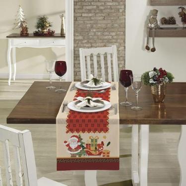 Imagem de Caminho Trilho de Mesa Natal Algodão 100x35cm Sortido Lepper