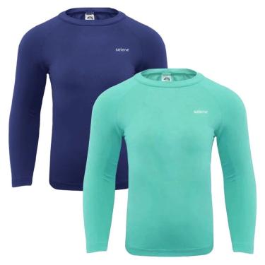 Imagem de Kit 2 Camisas Térmicas Selene Proteção UV50+ Infantil