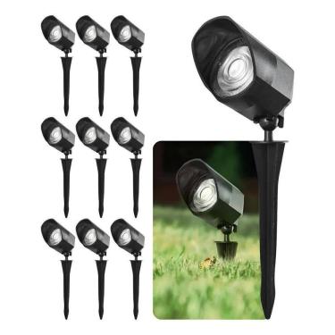 Imagem de Refletor Espeto Jardim Kit 1 Branco-Quente 127/220V