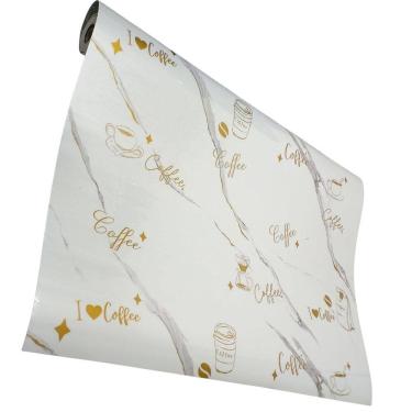 Imagem de Papel de Parede Autocolante Adesivo Marmore Obra Reforma Reparo Construçao Cozinha Envelopamento Bancada Moveis