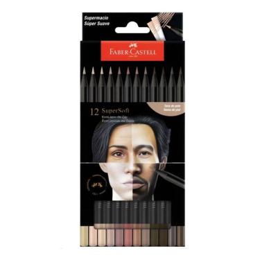 Imagem de Lápis de Cor Ecolápis Supersoft 210713 12 Cores Tons de Pele - Faber Castell