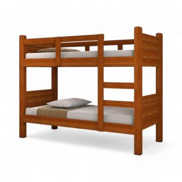 Imagem de Beliche Solteiro Porto Cinamomo Com 02 Colchões