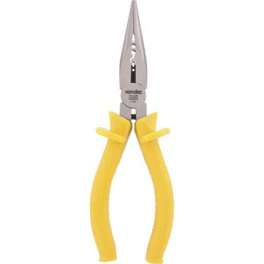Imagem de Alicate Bico Meia Cana 6" Reto Vanádio Isol. 1000v Vonder