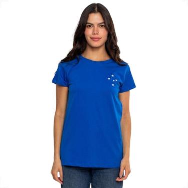 Imagem de Camiseta Baby Look Oficial Cruzeiro Classic Sintetico-Feminino