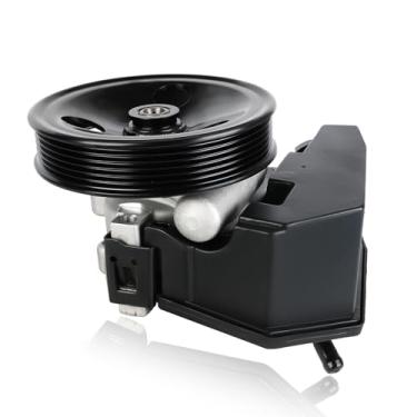 Imagem de EVPOWBOX Bomba de direção hidráulica com polia e reservatório compatível com Jeep Cherokee 4.0L L6 1996 1997 1998 1999 2000 2001, compatível com Wrangler TJ 1997 a 2003, substituição para 20-38771